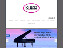 Tablet Screenshot of lasalademusica.com
